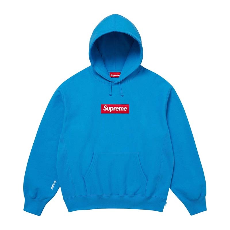 Supreme Box Logo Hooded Sweatshirt 藍色 連帽上衣 帽T 長袖 SUP-565 [台灣現貨]