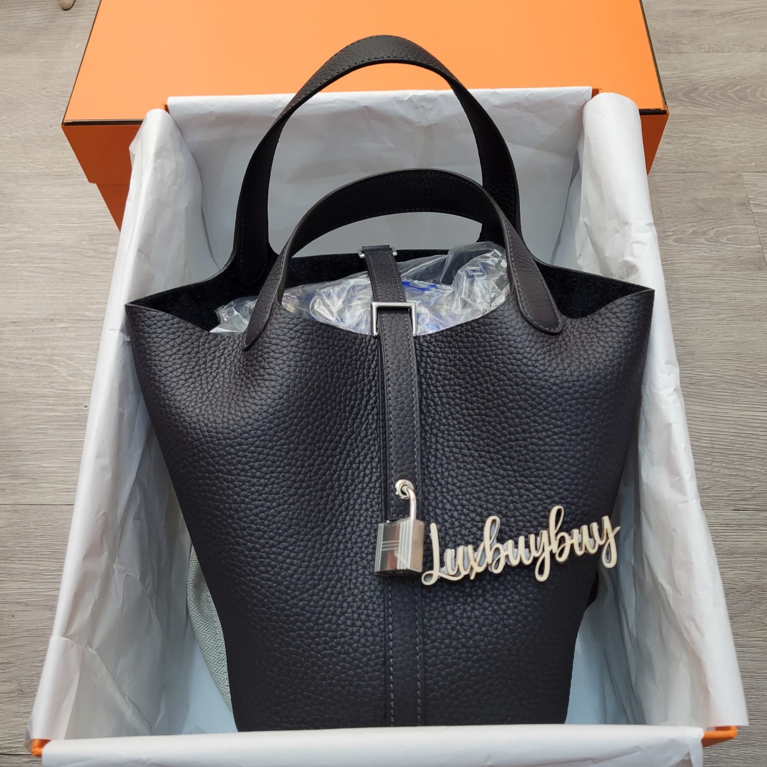 Hermes Picotin 18 3Y Caban CK 深藍色 銀扣