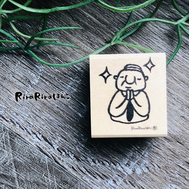日本RiraRira印章 26 x 30mm - 社長祈禱