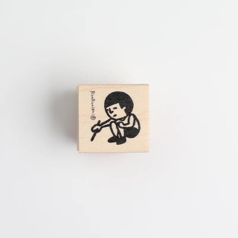 日本RiraRira 20 x 20mm 印章 - 難過的守君