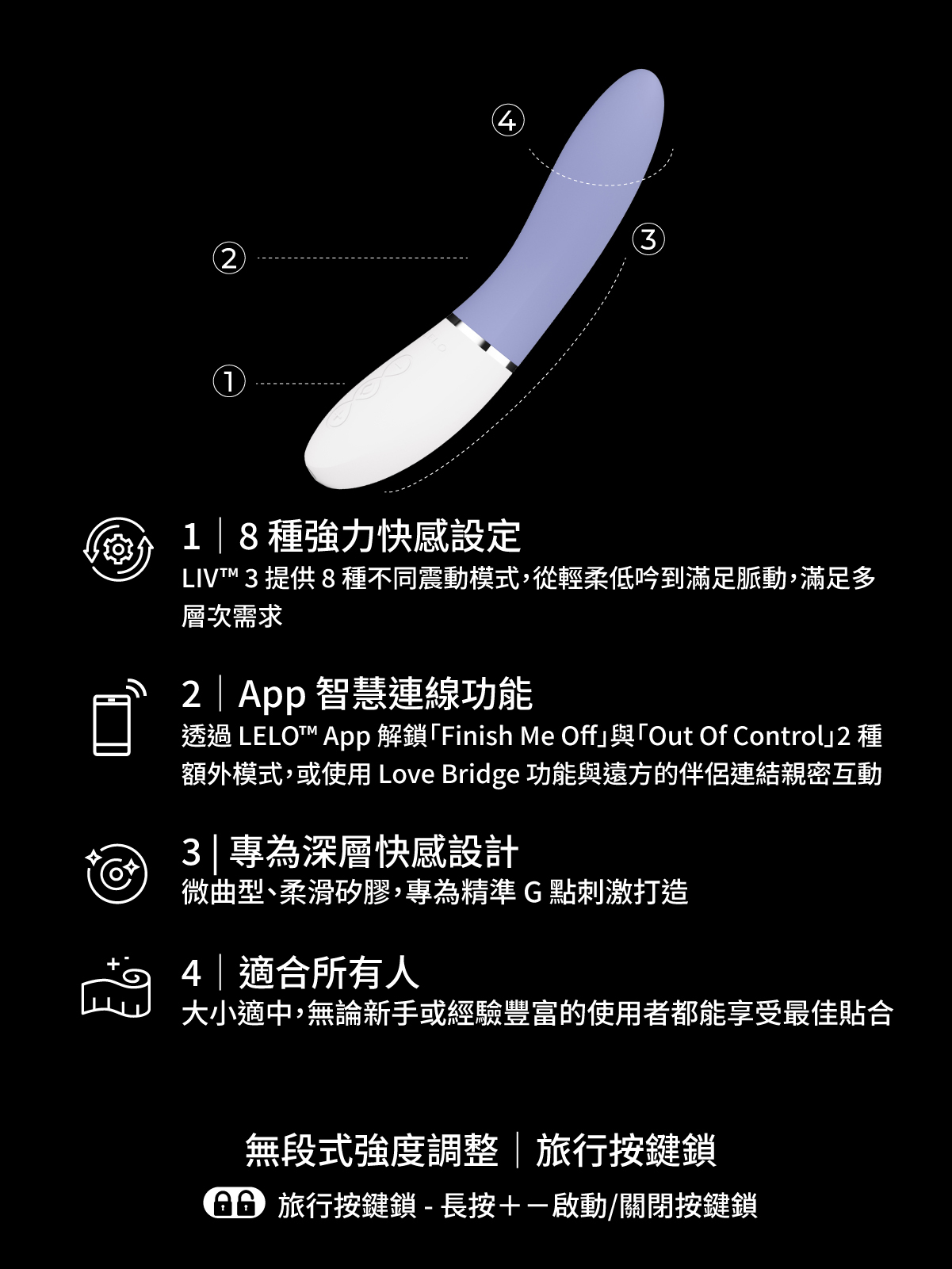 LELO LIV 3,LELO,瑞典 LELO,情趣用品,情趣玩具,G點按摩棒,高潮按摩棒,G點按摩器