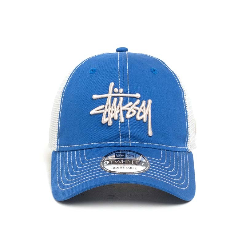 Stussy New Era 9twenty Basic Trucker 卡車帽 帽子 藍色 1311126-BL [台灣現貨]