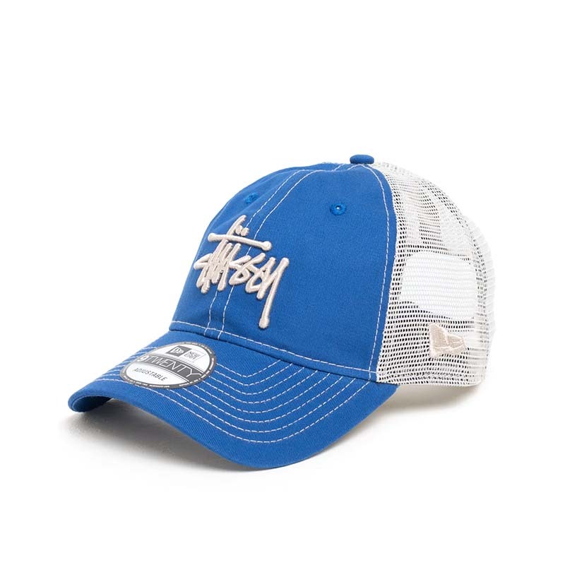 Stussy New Era 9twenty Basic Trucker 卡車帽 帽子 藍色 1311126-BL [台灣現貨]