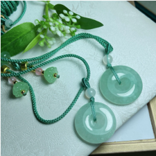 1218GZ46-翡翠GZ-翡翠平安扣吊墜（C46）