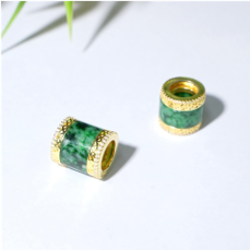 1218GZ48-翡翠GZ-銀鑲路路通吊墜（C48）