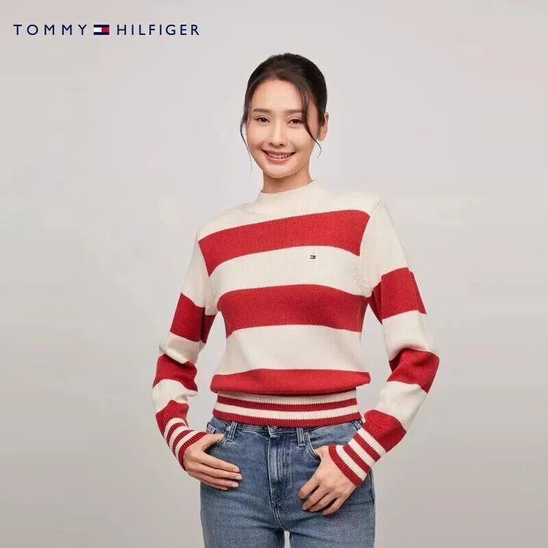 Tommy 間條針織上衣 女款