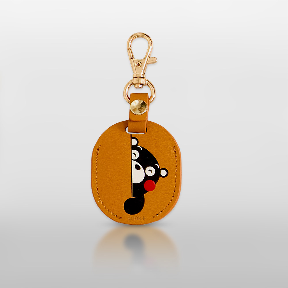 真皮磁扣套鑰匙圈 – 熊本熊