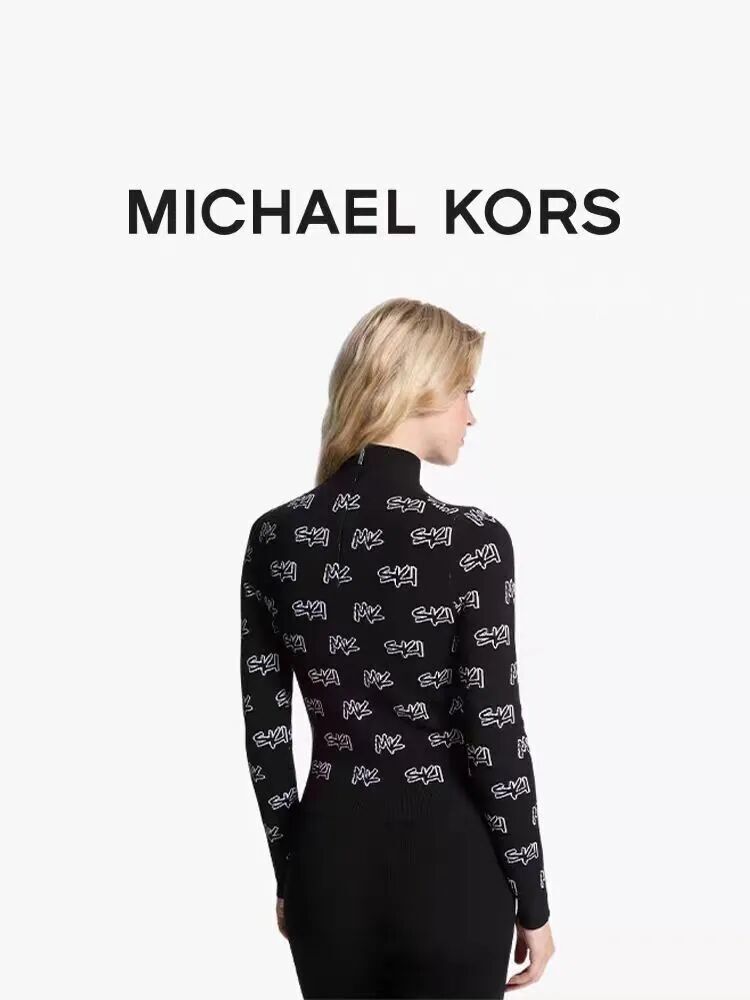 Michael Kors 黑色monogram 上衣 女款