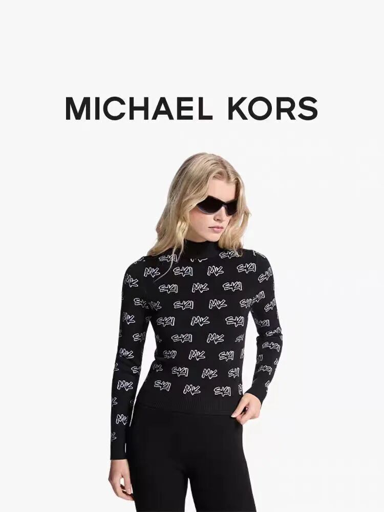 Michael Kors 黑色monogram 上衣 女款