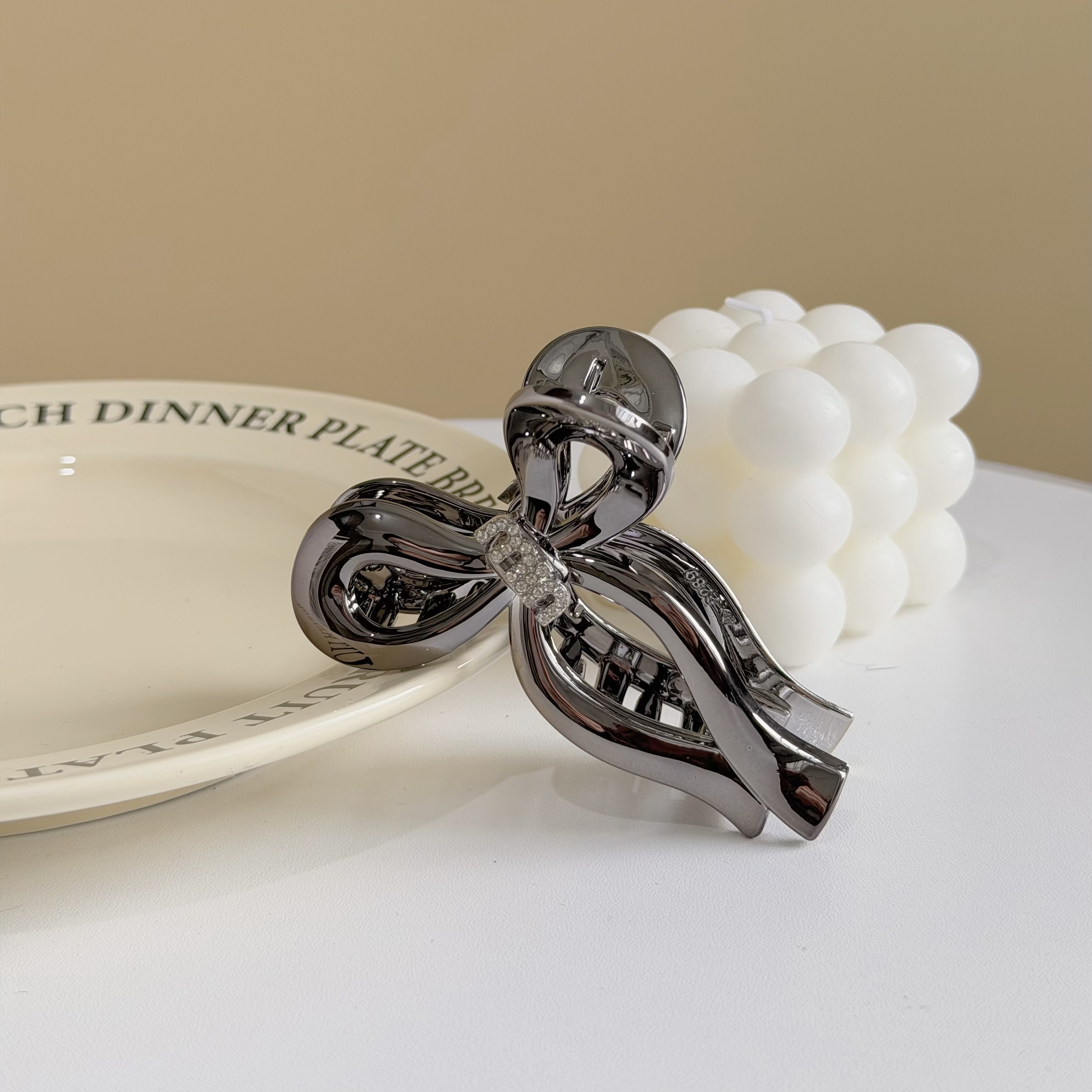 H209排鑽字母蝴蝶結鯊魚夾