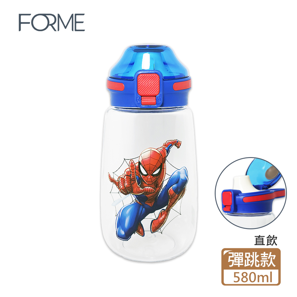 【FORME】迪士尼正版授權兒童水壺 直飲 彈跳冷水壺 胖胖杯系列 580ml - 兩款