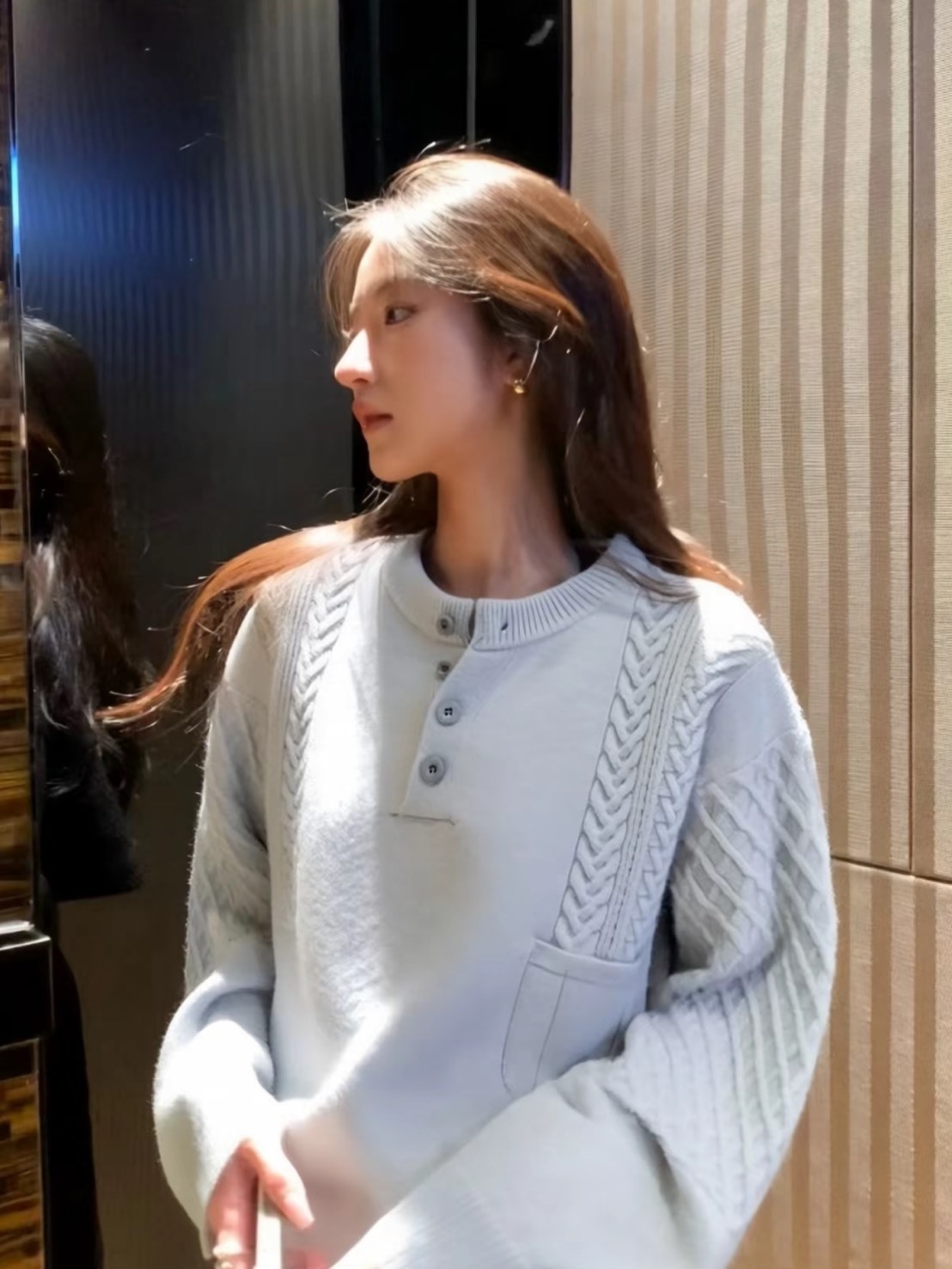 JEEP 厚磅 針織 毛衣