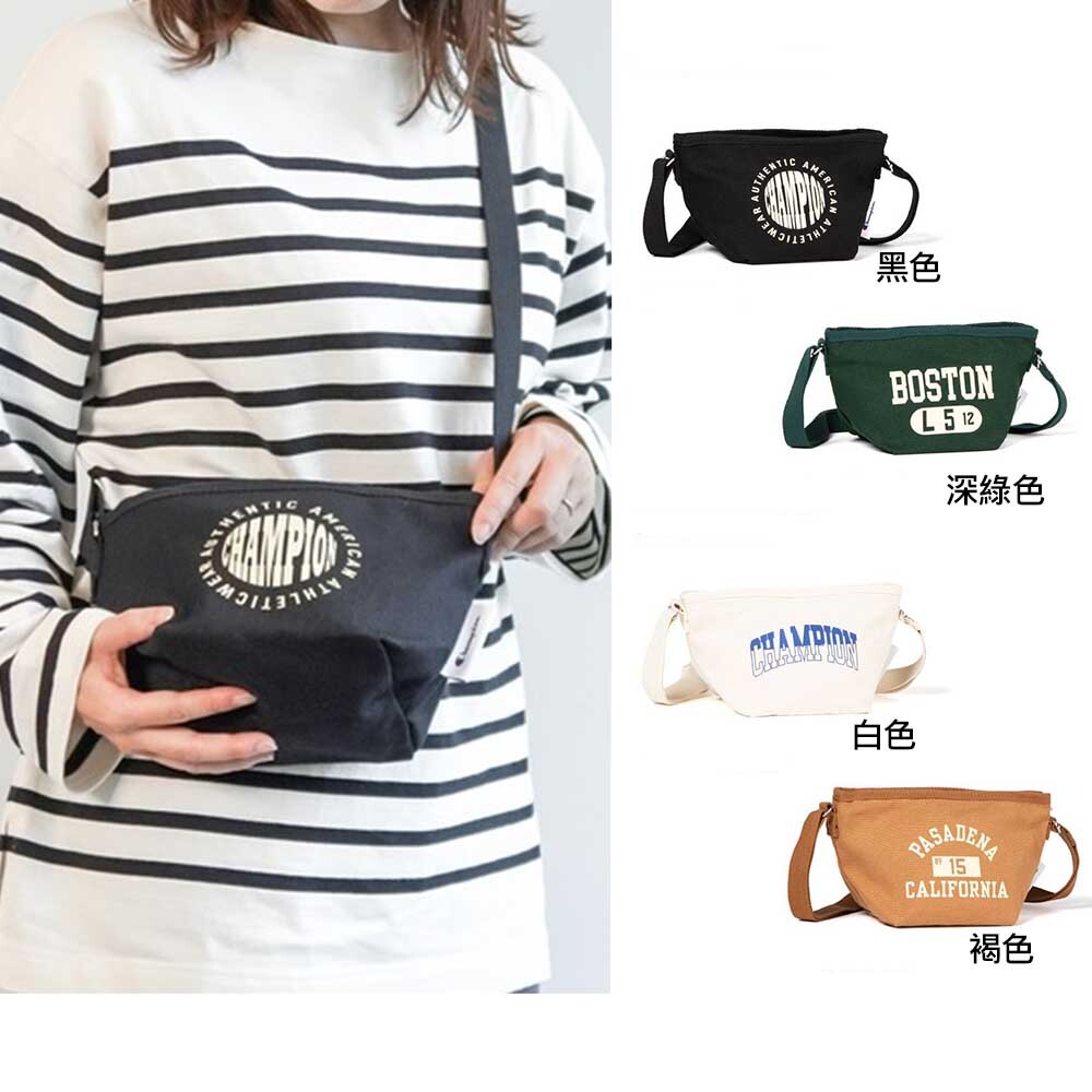 中性-日線JP-ACE 帆布單肩包-黑色（63701-01）