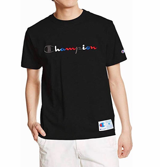 SD006 Champion JP EMB WORDS UNISEX TEE (日版) M碼