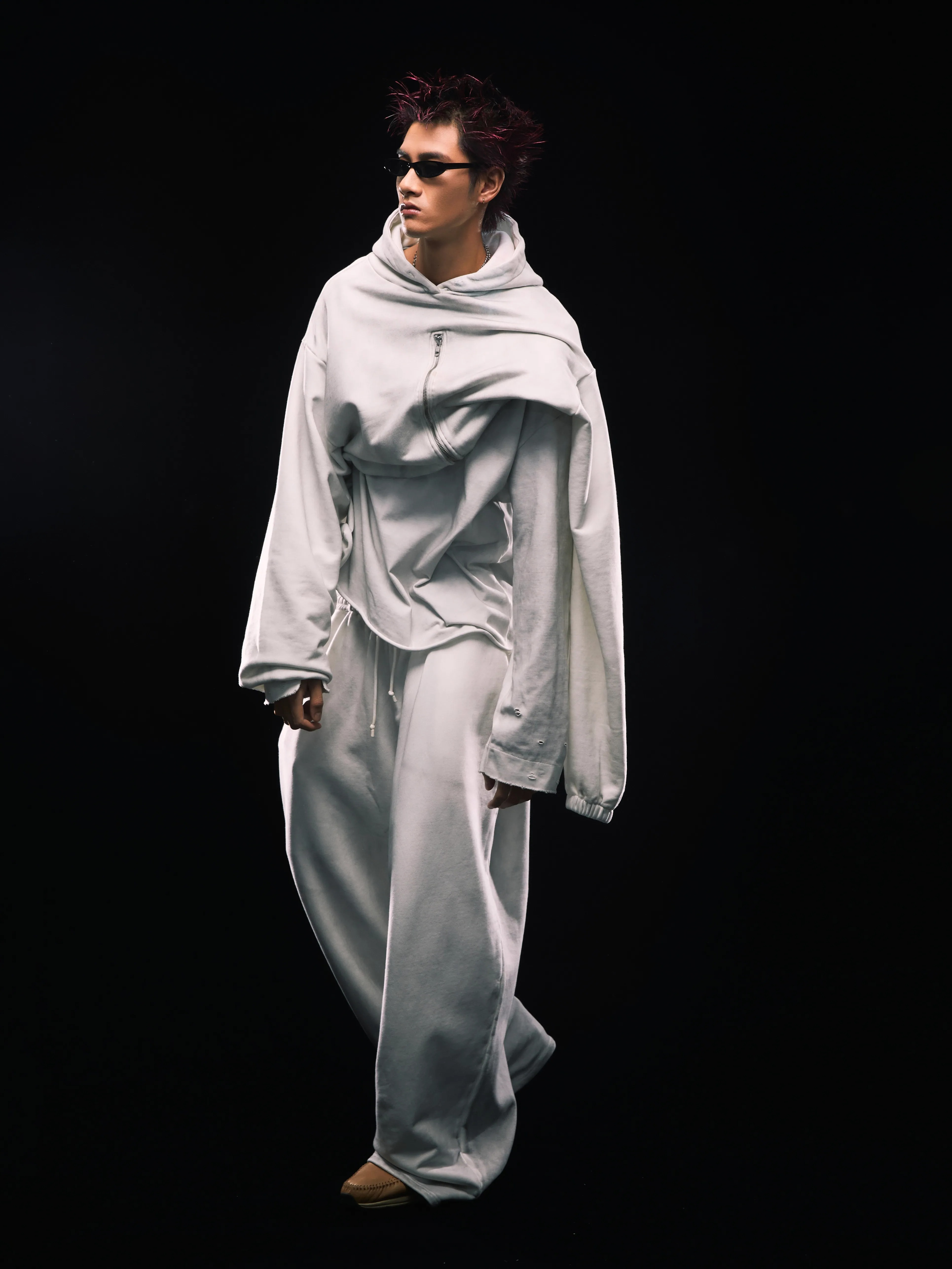 pip | Worn Drift Sweatpants (White)