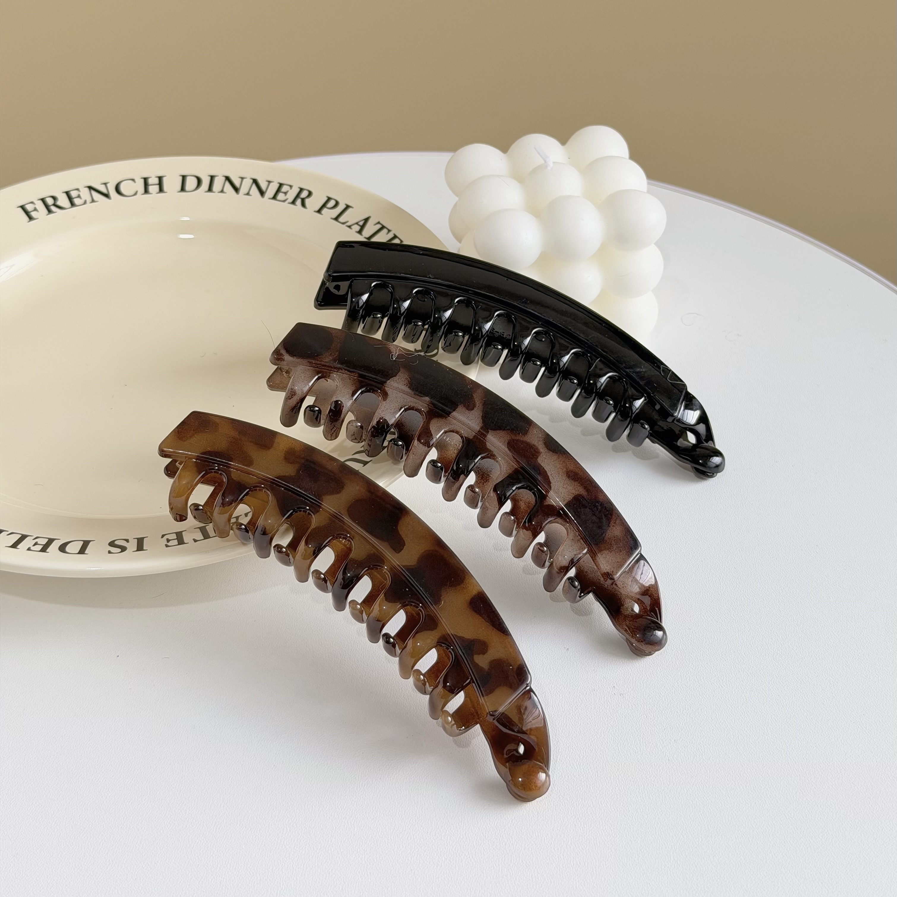 H214琥珀暈染香蕉夾