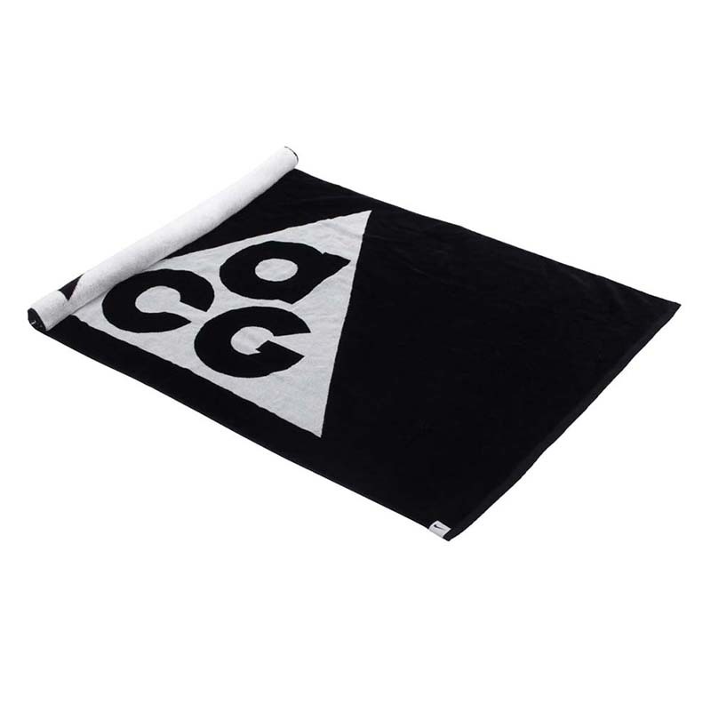 NIKE ACG TOWEL LOGO 大毛巾 雙面 黑白 FJ2366-012 [台灣現貨]