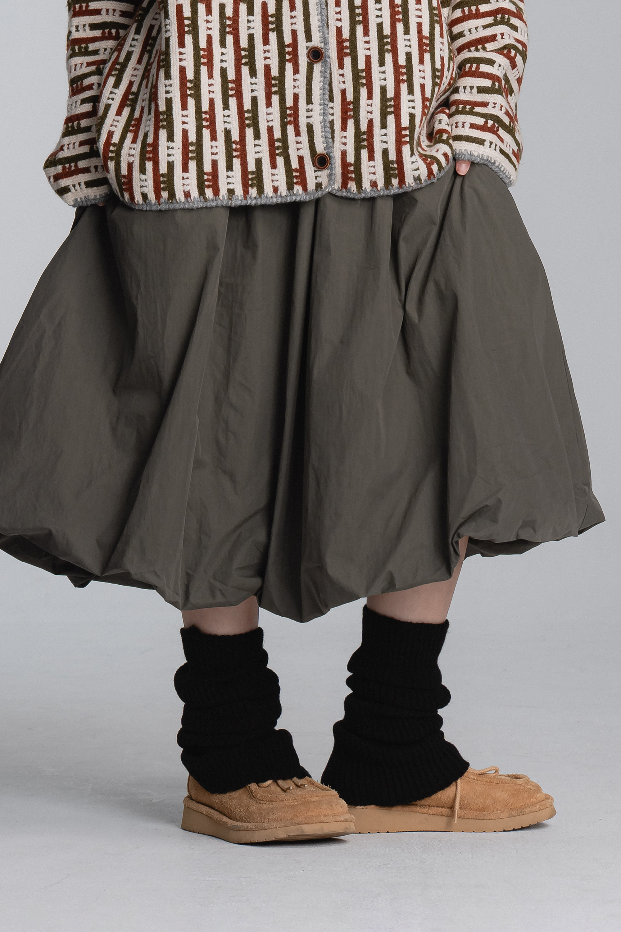 日系荷葉小喇叭襪套 3色