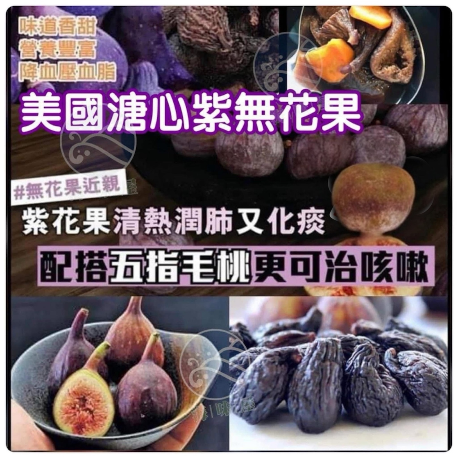 S19880 美國溏心紫無花果