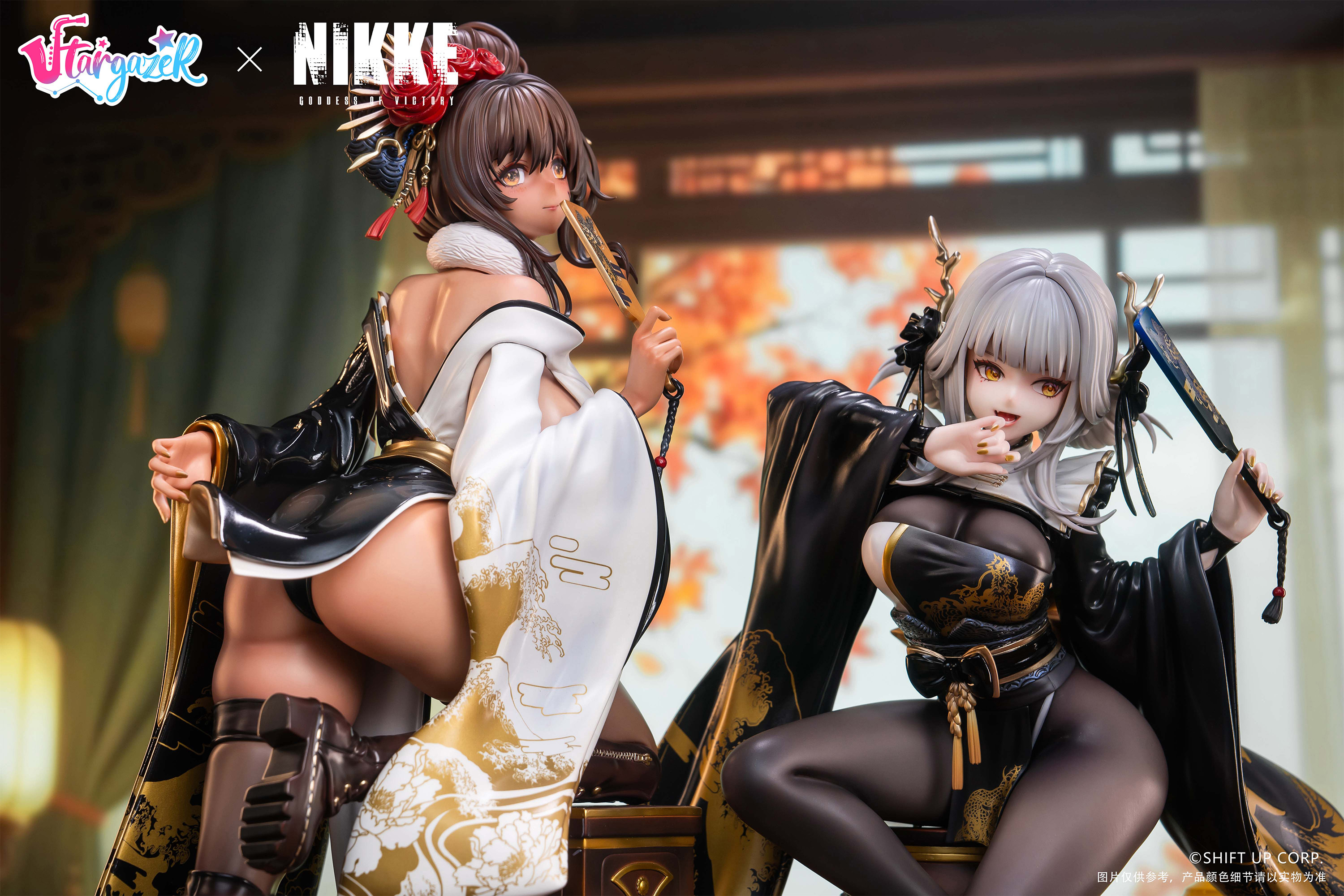 STARGAZER 勝利女神: 妮姬 諾亞 及 布蘭兒 "GODDESS OF VICTORY: NIKKE" BLANC & NOIR 1/4 SCALE FIGURE SET OF TWO 日版