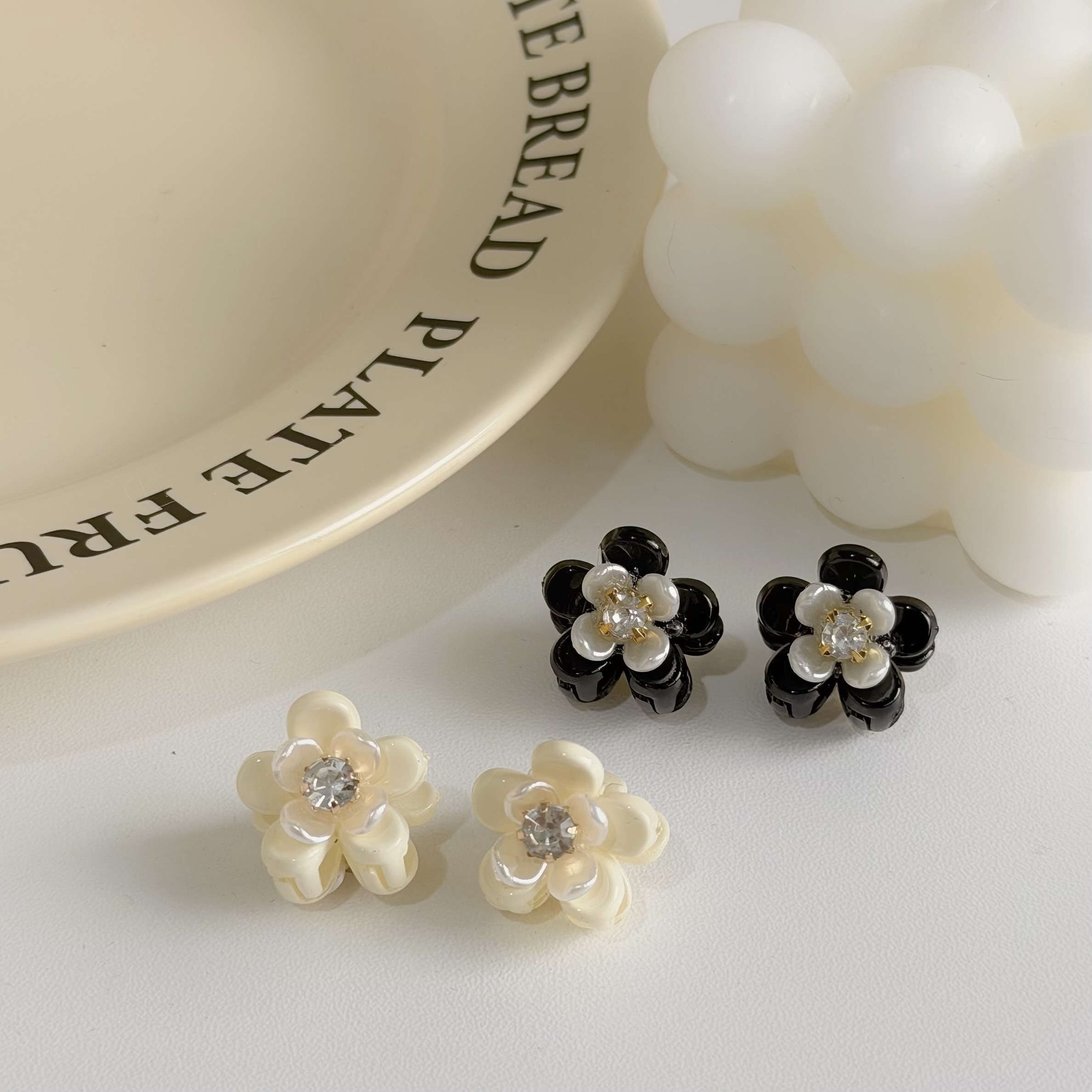 H220水鑽貝殼小花小抓夾【單支】