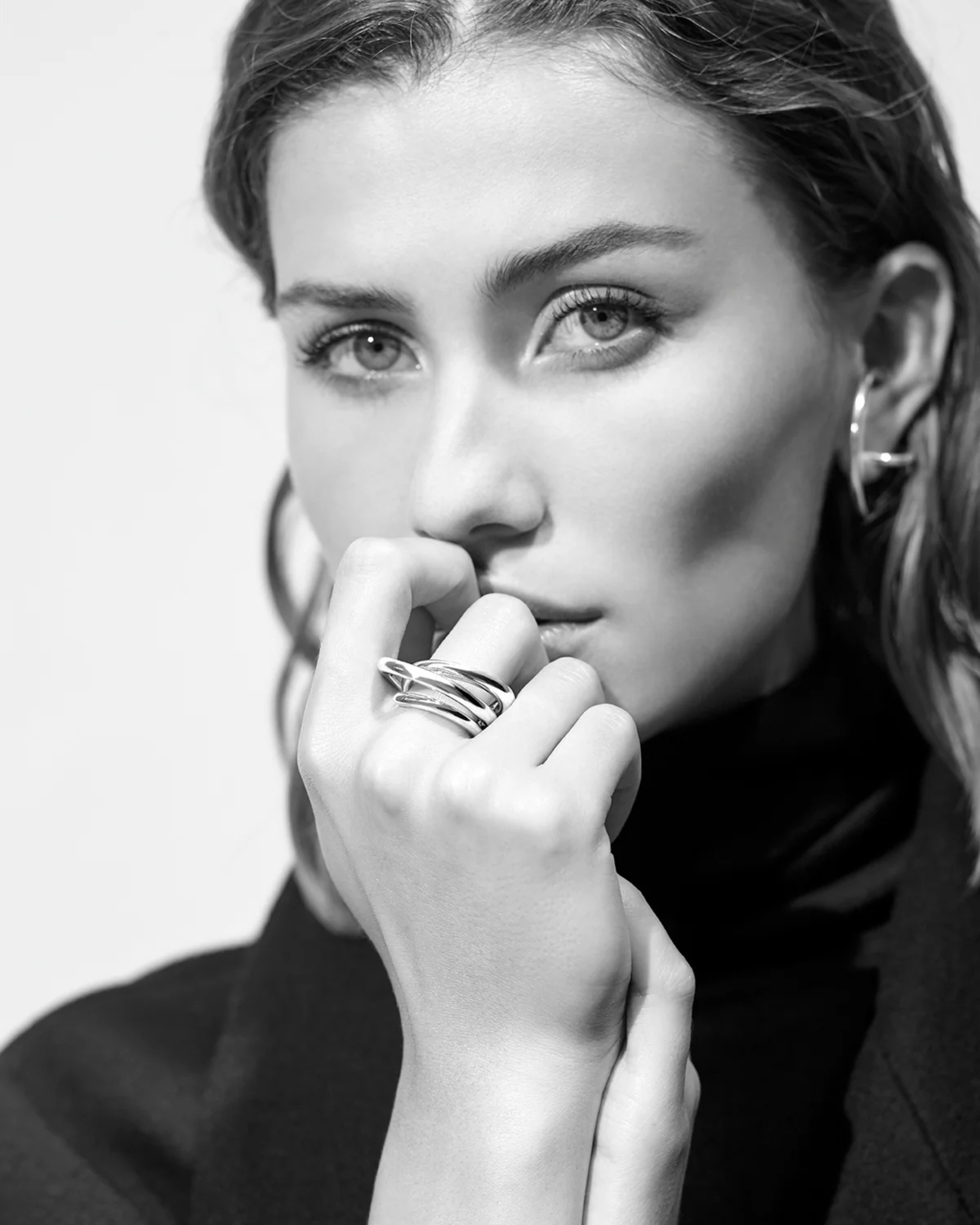 TROUVILLE RING GOLD | Blanc Iris