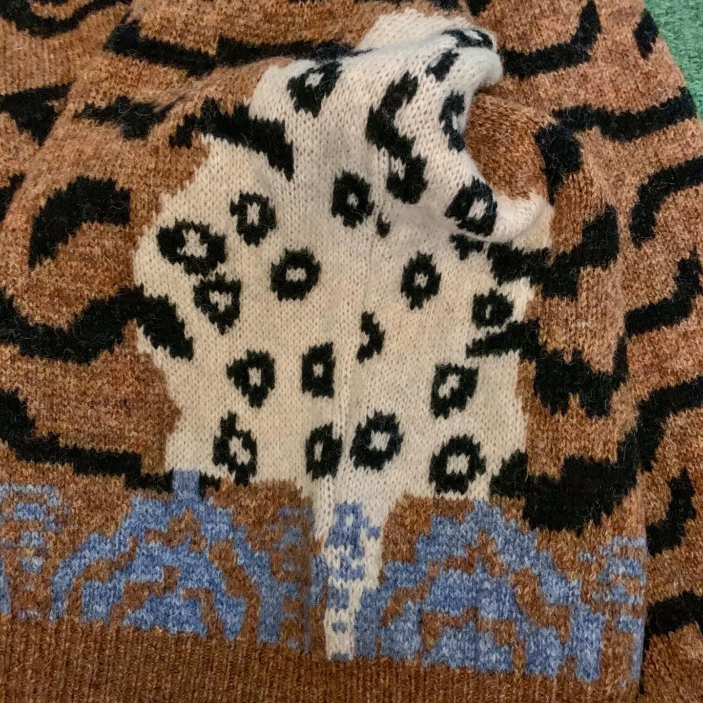 KAPITAL 7G WOOL NEPAL TIGER CREW SWEATER