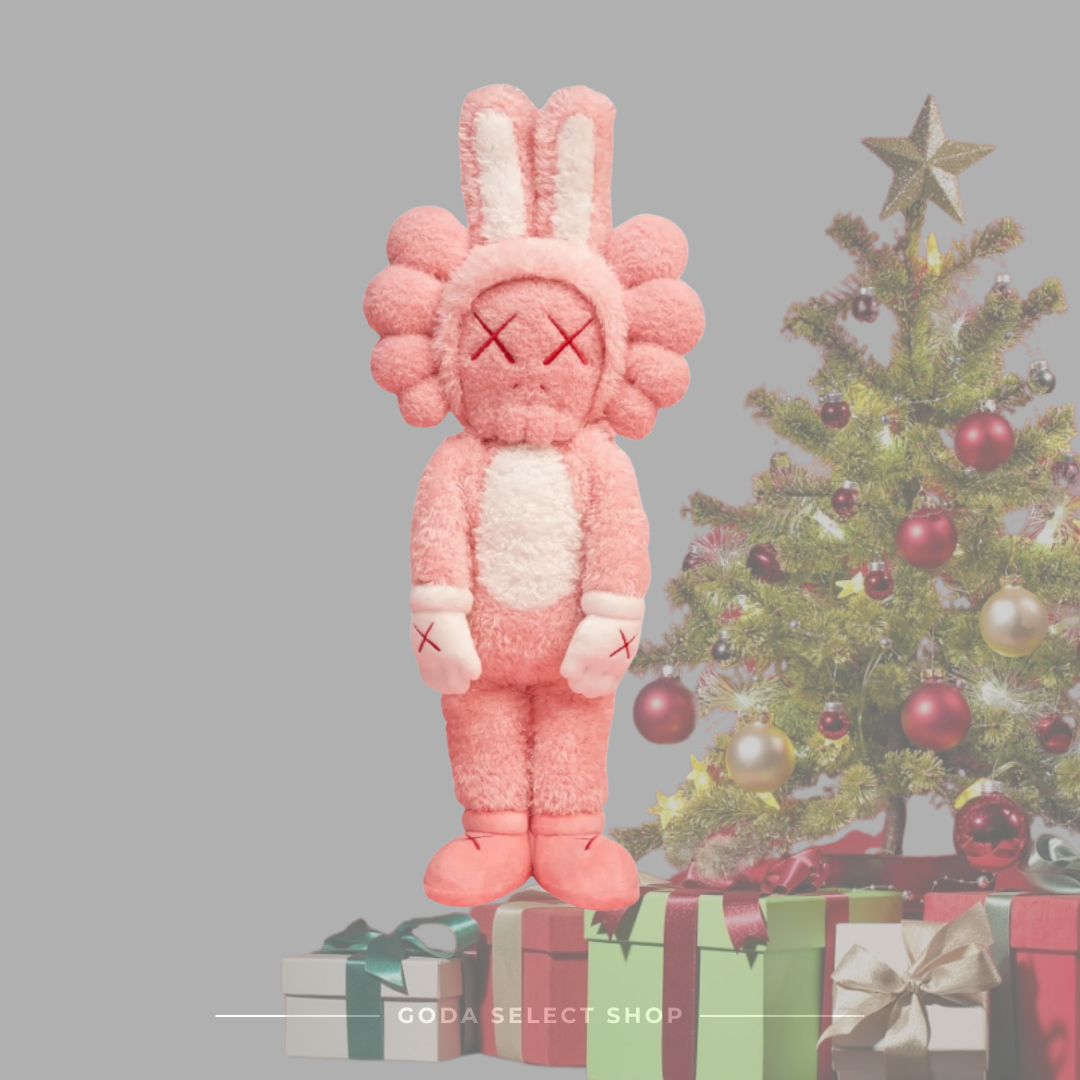[全球限量2000隻] KAWS 粉紅兔 毛絨公仔 #GT
