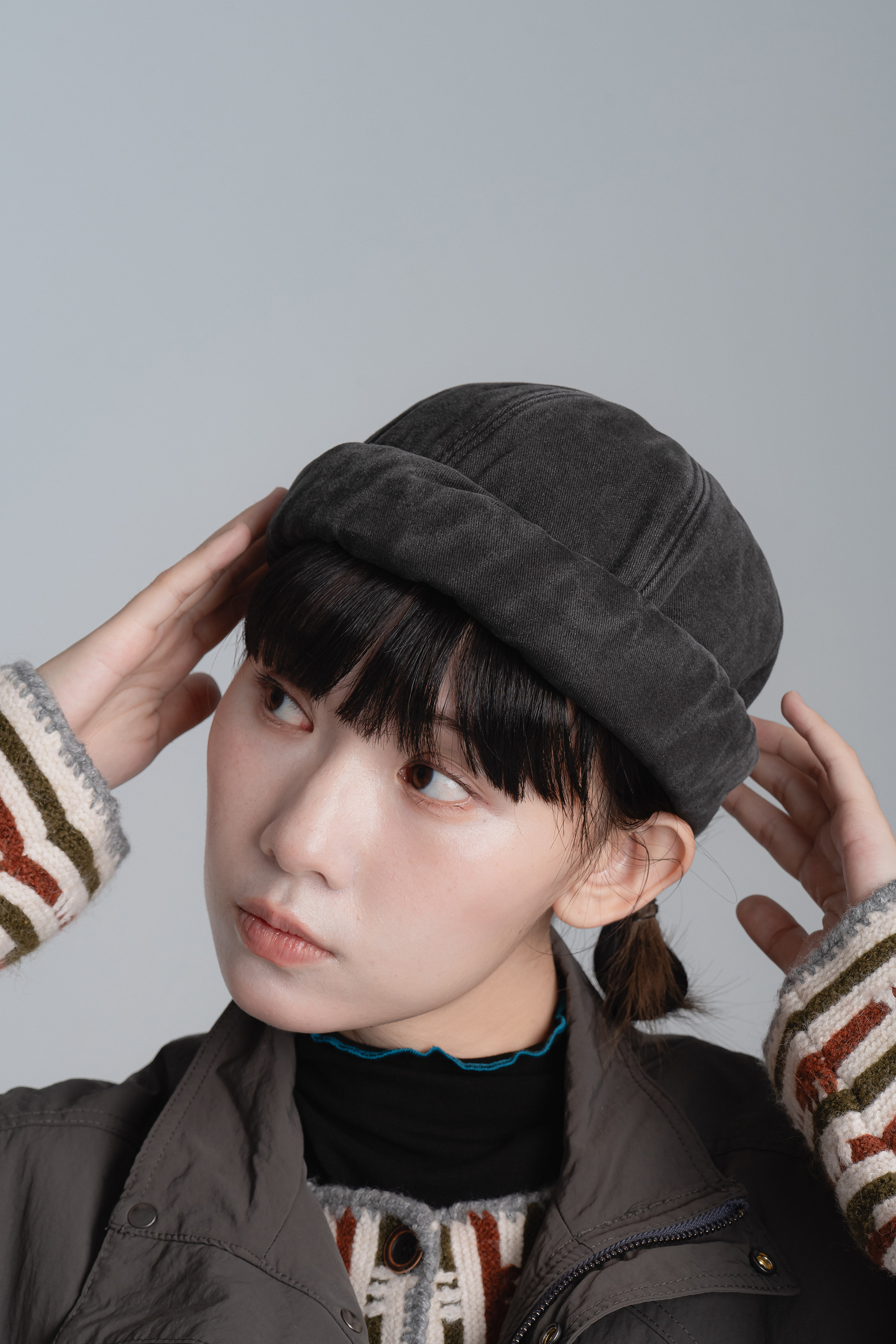 |韓國Korea|水洗鋪棉水兵帽 3色