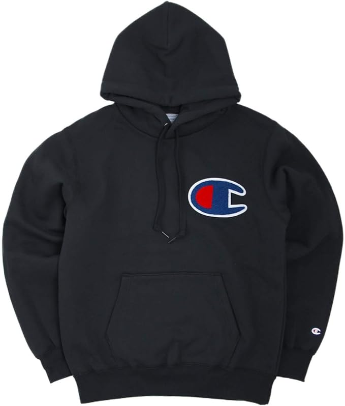 SD036 Champion JP BIG LGO PULVR HD UNISEX抓毛有帽衛衣 (日版)