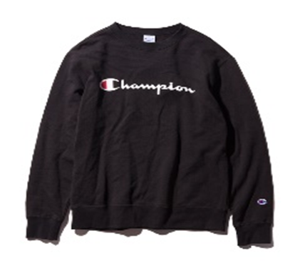 SD037 Champion JP CP WORDS UNISEX珠地圓領長袖上衣 (日版)