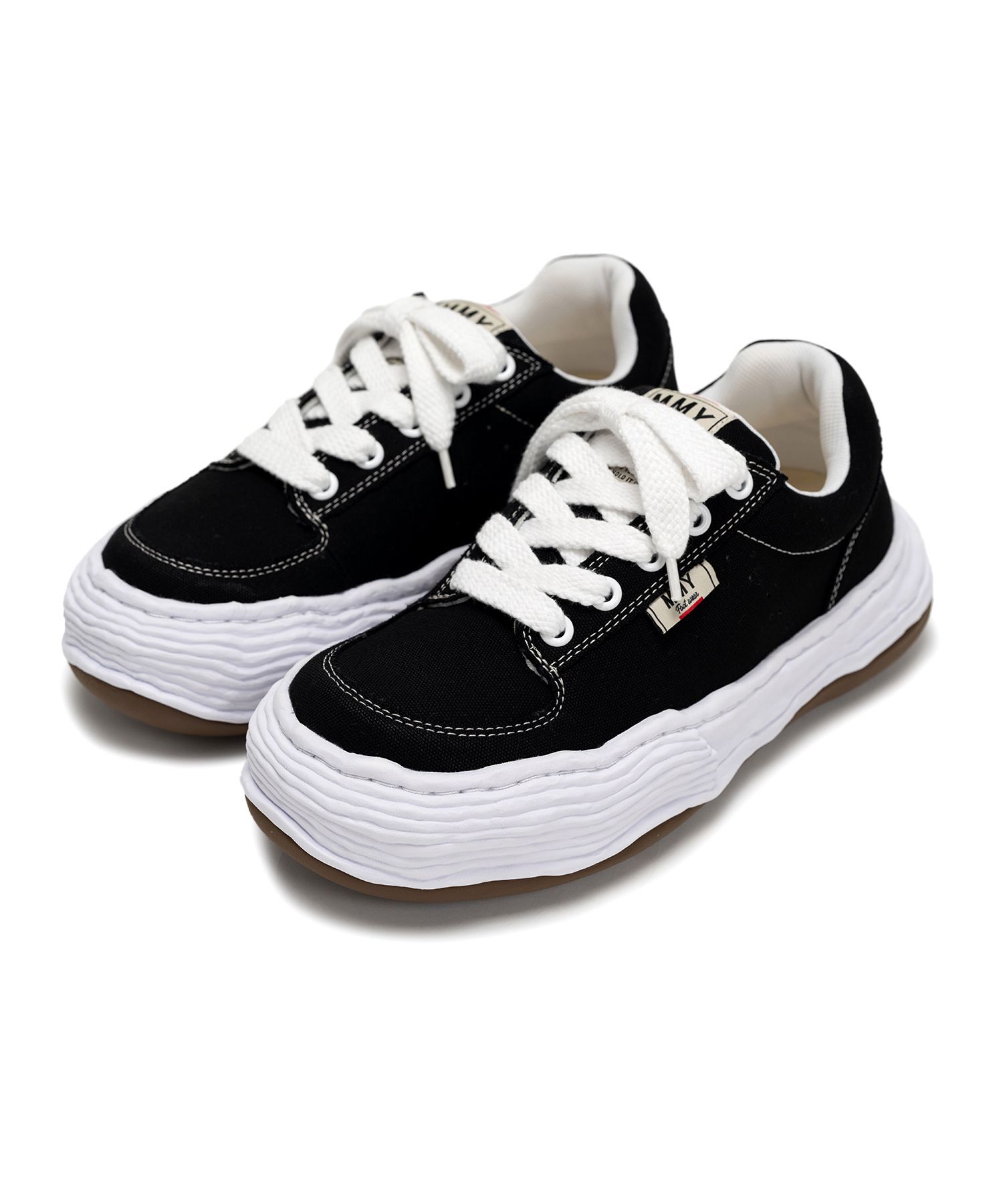 [現貨] MIHARA OLIVER OG SOLE CAVAS LOW BLACK| A15FW704