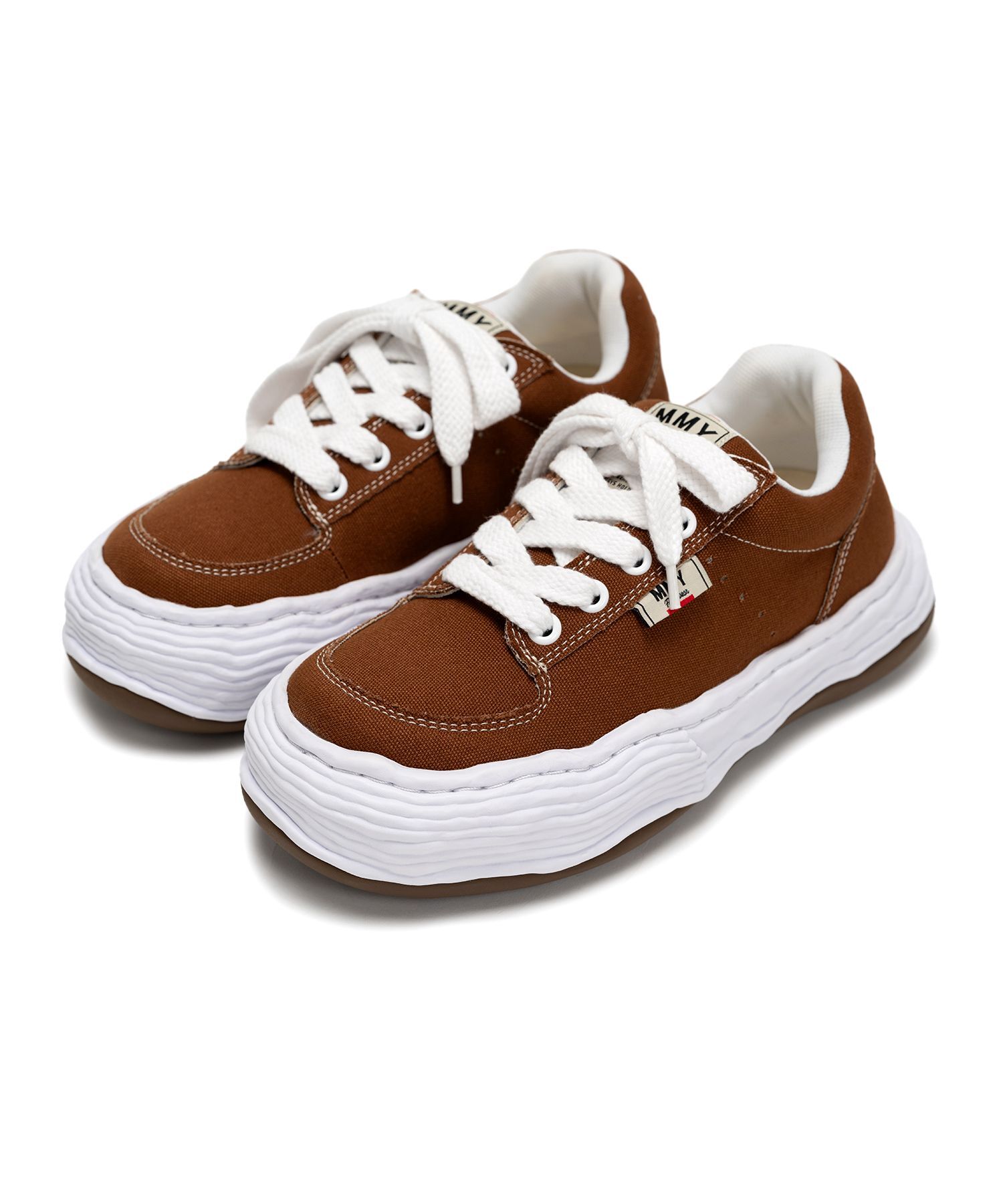 [現貨] MIHARA OLIVER OG SOLE CAVAS LOW BROWN| A15FW704