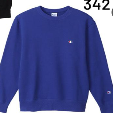 SD030 Champion 珠地細LOGO圓領衛衣 UNISEX (日版)