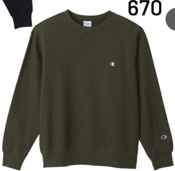 SD030 Champion 珠地細LOGO圓領衛衣 UNISEX (日版)