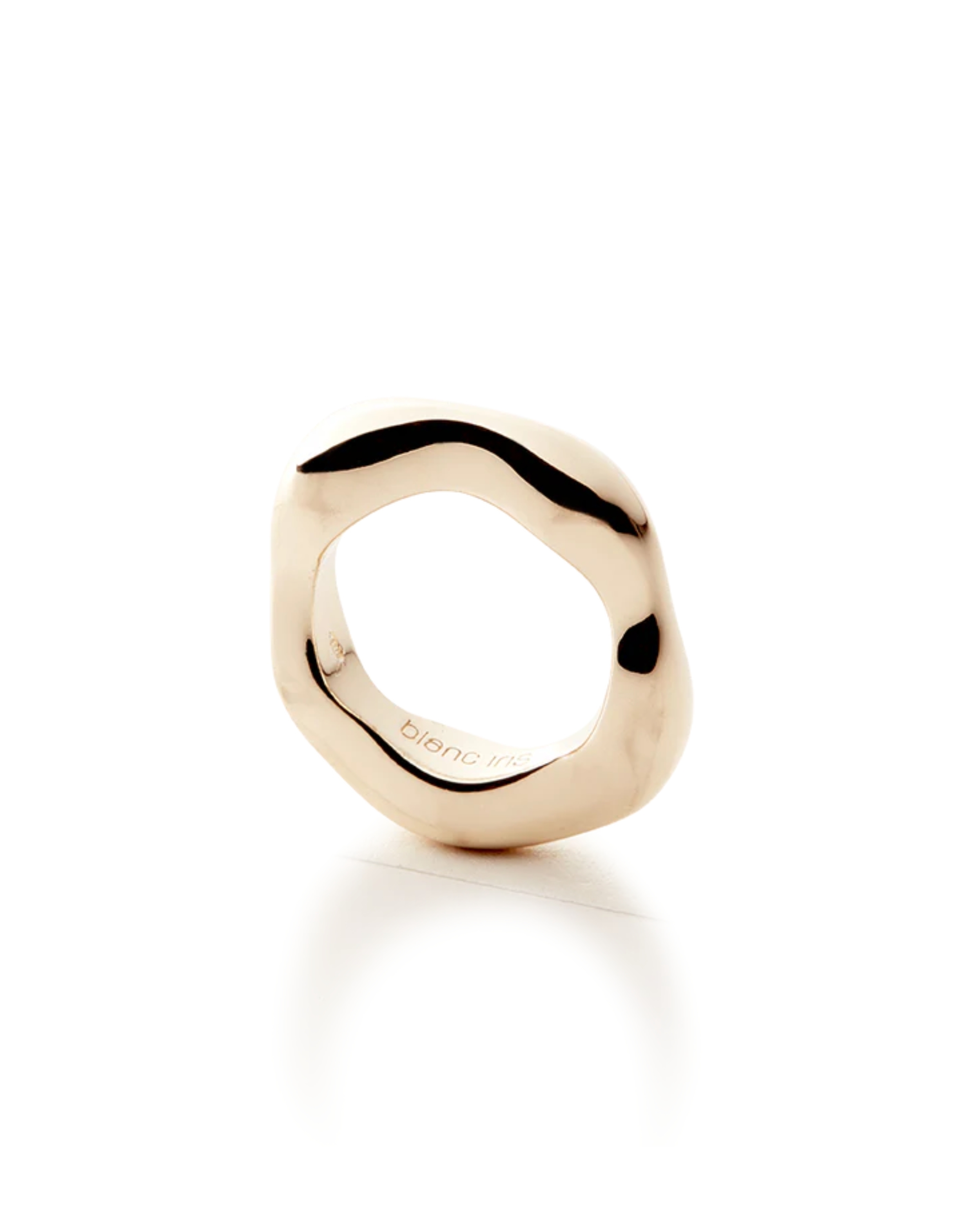 ETOILE RING GOLD M | Blanc Iris