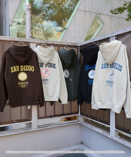 日本 MLB x mono-mart 別注 Fleece-Lined Hoodie [pa634]