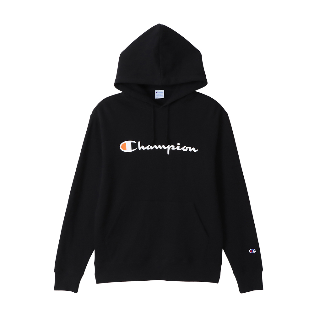 SD018 Champion Script Logo UNISEX Hoodie (日版) -珠地