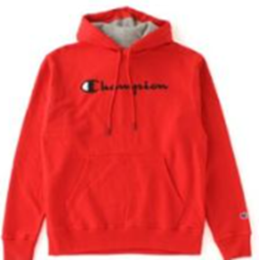 SD018 Champion Script Logo UNISEX Hoodie (日版) -珠地