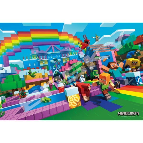 MINECRAFT 魔法拼圖 - 光 - 拼圖 300 塊 [色彩世界] (環保樹脂)