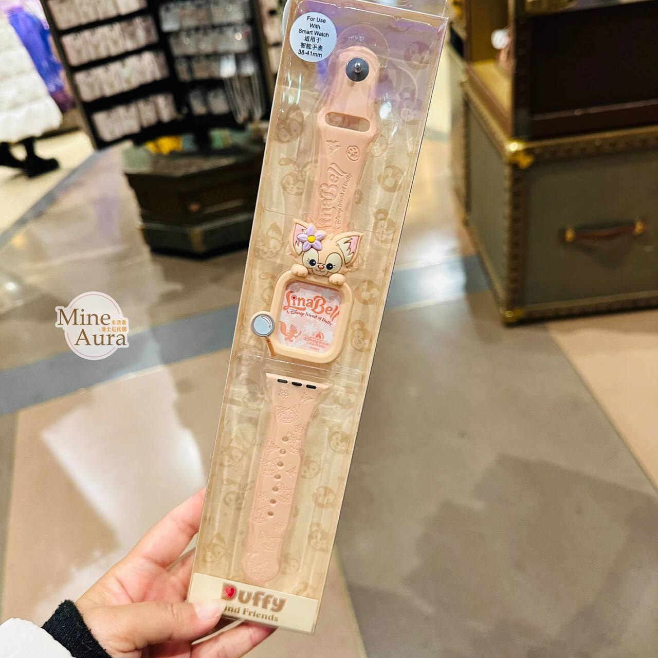 玲娜貝兒 Lina bell 趴趴 造型 錶殼 + 錶帶組 Apple Watch 適用38-41mm/42-49mm -上海迪士尼樂園