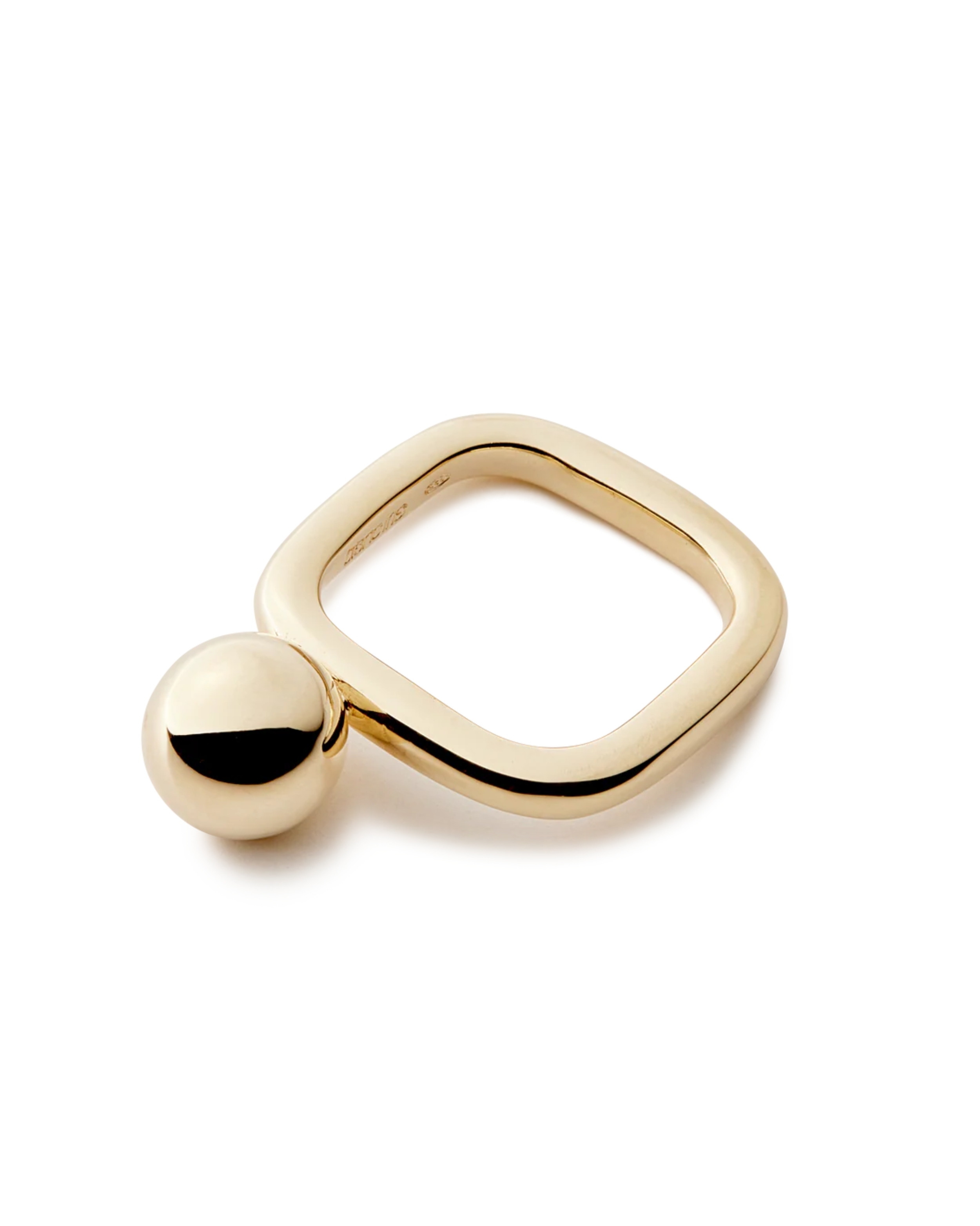 BALLON RING GOLD | Blanc Iris