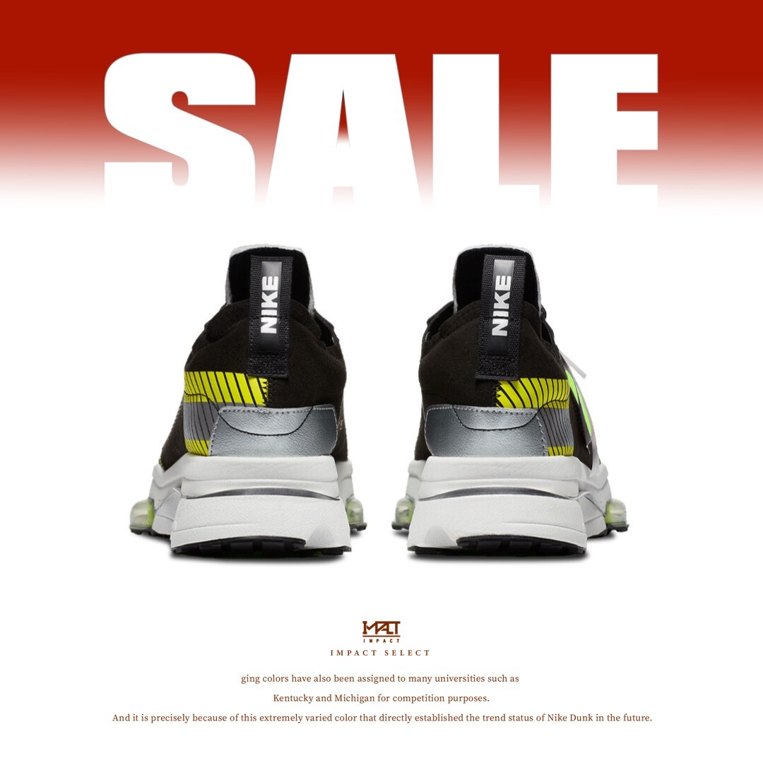 【清倉優惠】Nike Zoom-Type SE 運動鞋 3M反光 氣墊 避震 黑 黃 DB5459001