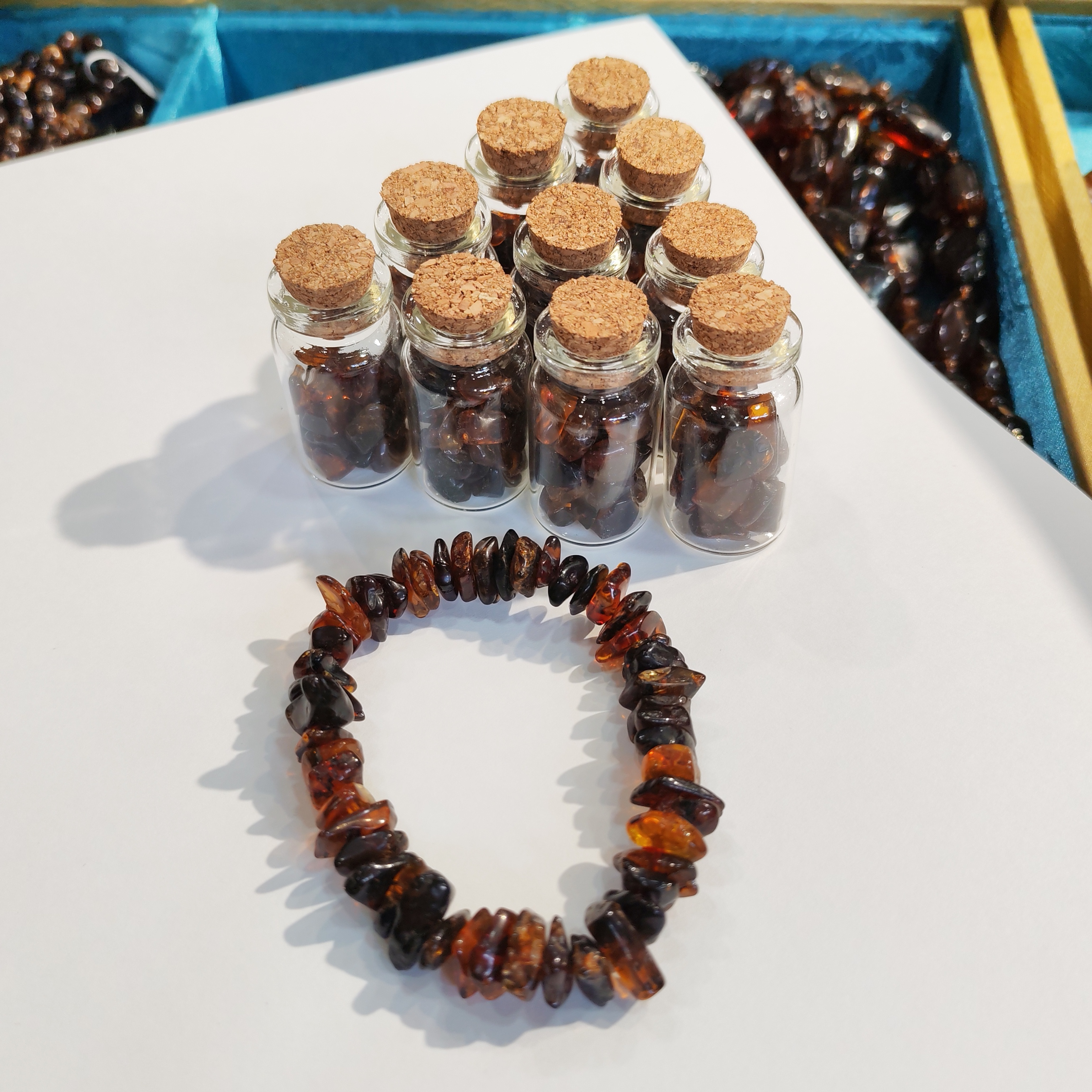 1217GZ09-琥珀GZ-撫順籽料10件----送琥珀GZ-撫順隨型原石大手串（B9）