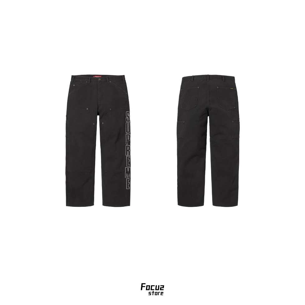 【Focus Store】現貨秒發 Supreme FW25 Week1 Reflective Double Knee Pant 反光雙層護膝褲 黑色