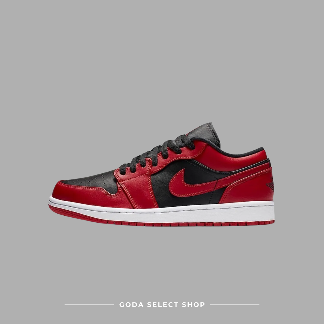 Jordan Air Jordan 1 low varsity red 反轉禁穿 低筒 黑紅 553558-606