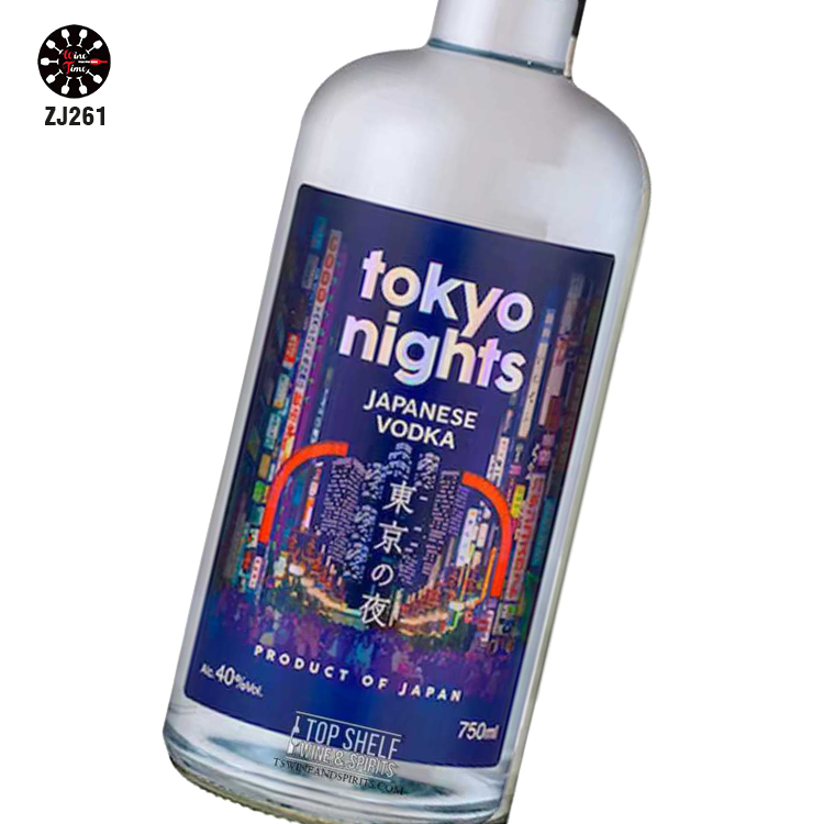 Tokyo Nights Japanese Yuzu Vodka 750ml (無盒) 日本東京之夜工藝手工伏特加