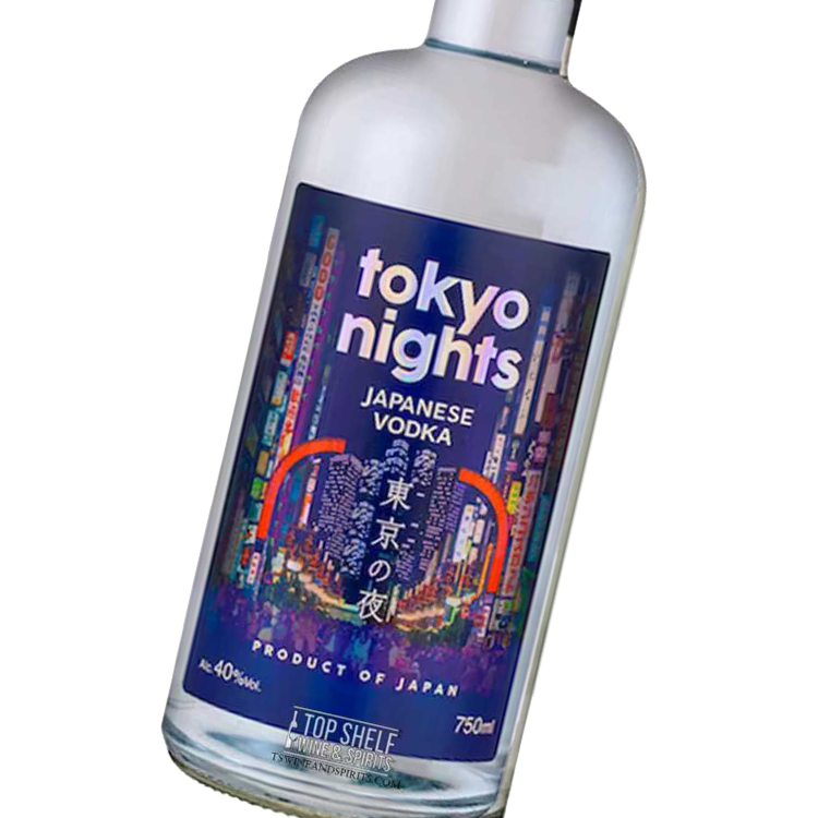 Tokyo Nights Japanese Yuzu Vodka 750ml (無盒) 日本東京之夜工藝手工伏特加