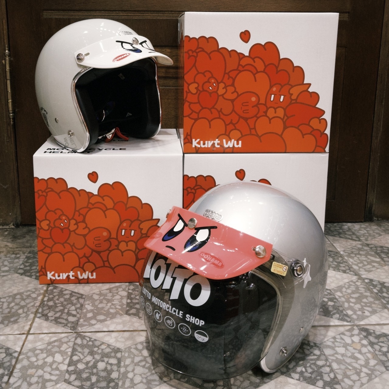 健倫 帽簷式泡泡鏡