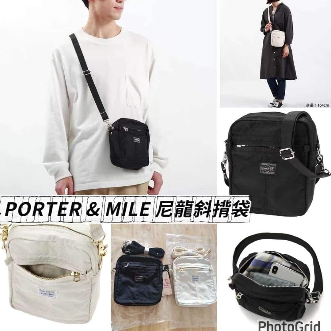 POR*TER & MILE尼龍斜揹袋 -2502818